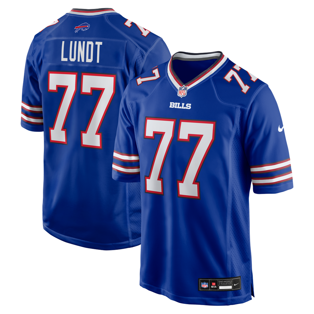 Buffalo Bills Chase Lundt Nike Royal Game Jersey