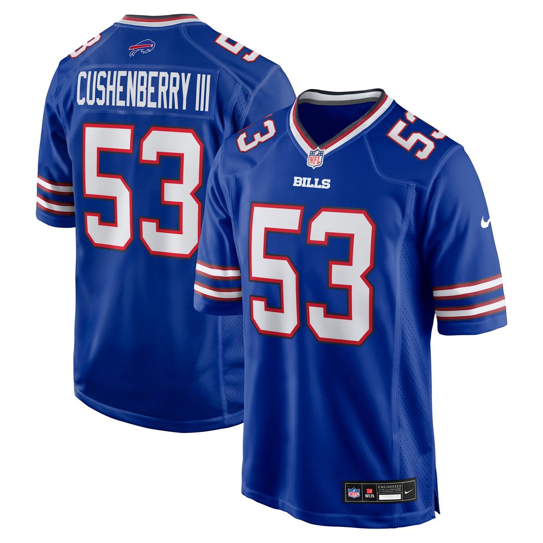 Buffalo Bills Lloyd Cushenberry III Nike Royal Game Jersey