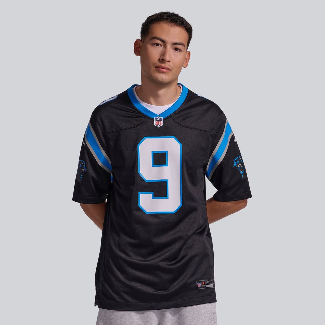 Carolina Panthers Bryce Young Nike Black Game Jersey