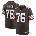 Cleveland Browns Lou Groza Nike Brown Retired Player Game Jersey