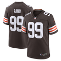 Cleveland Browns Logan Fano Nike Brown Game Jersey