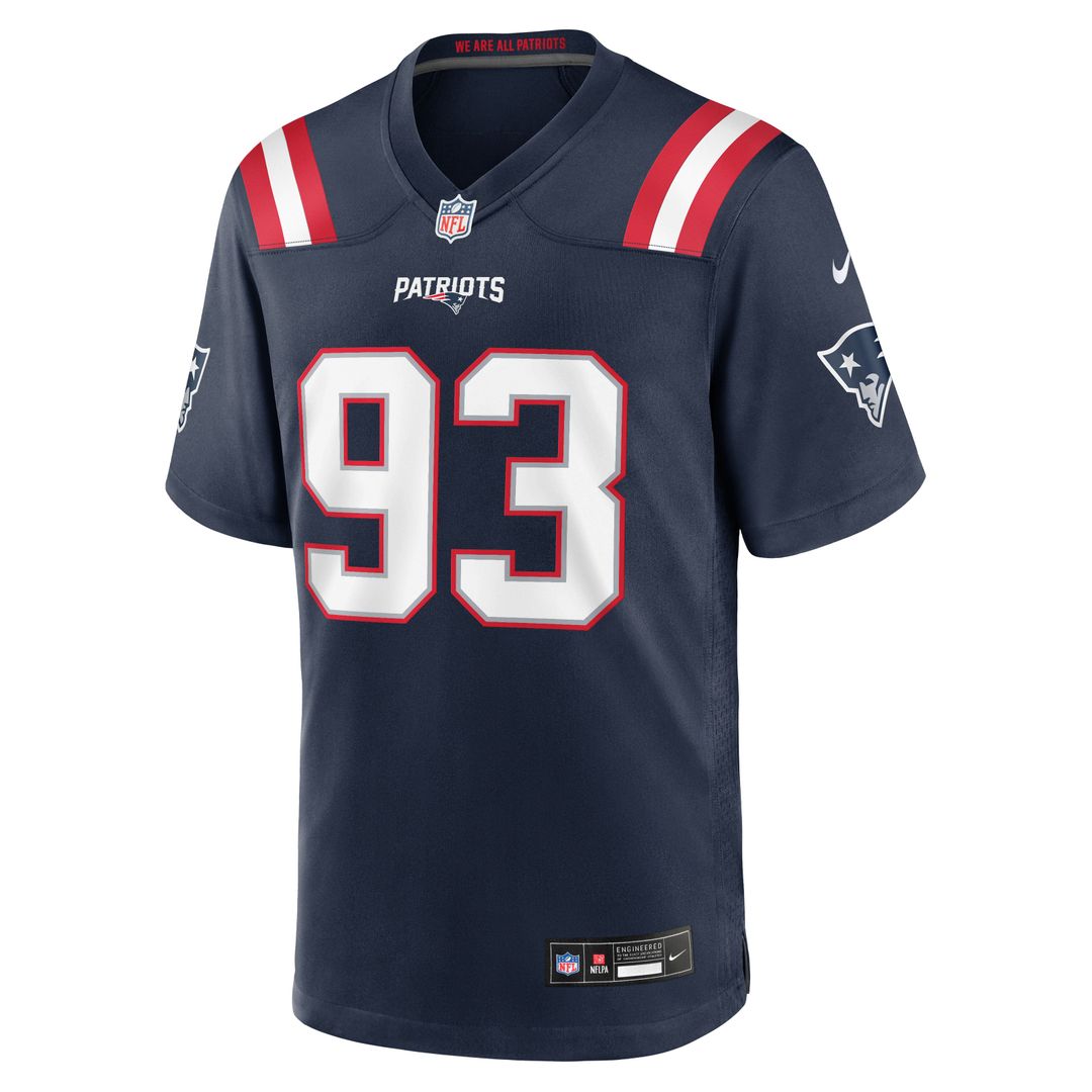 New England Patriots Leonard Taylor Nike Navy Game Jersey