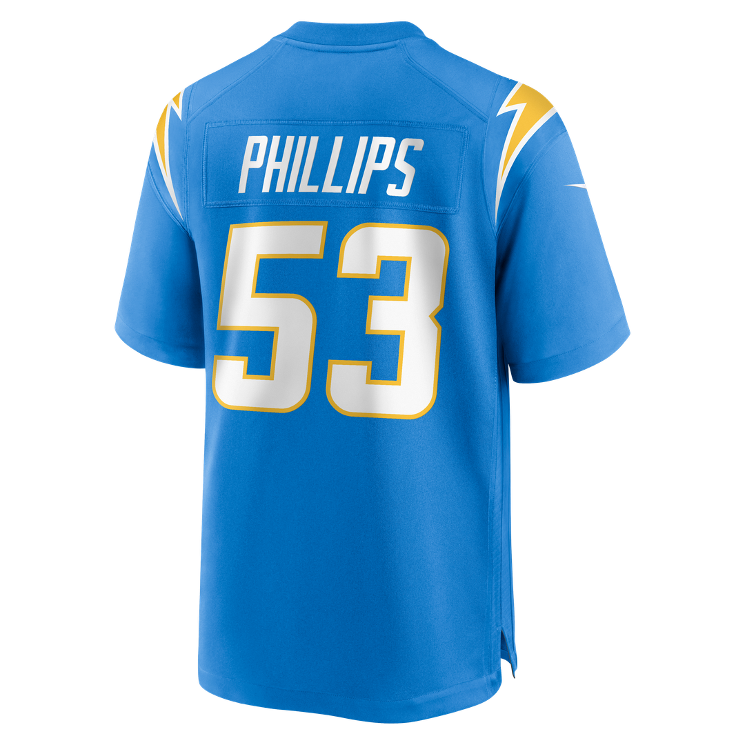 Los Angeles Chargers Del'Shawn Phillips Nike Powder Blue Game Jersey
