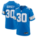 Detroit Lions Khalil Dorsey Nike Blue Game Jersey