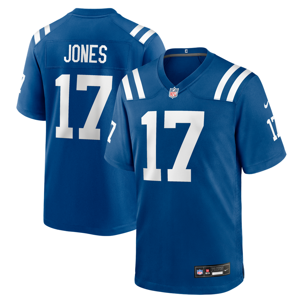 Indianapolis Colts Daniel Jones Nike Royal Game Jersey