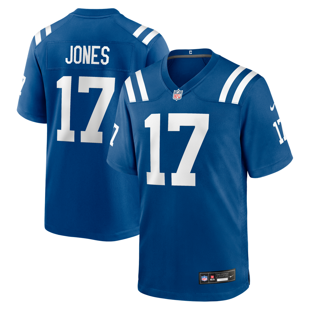 Indianapolis Colts Daniel Jones Nike Royal Game Jersey