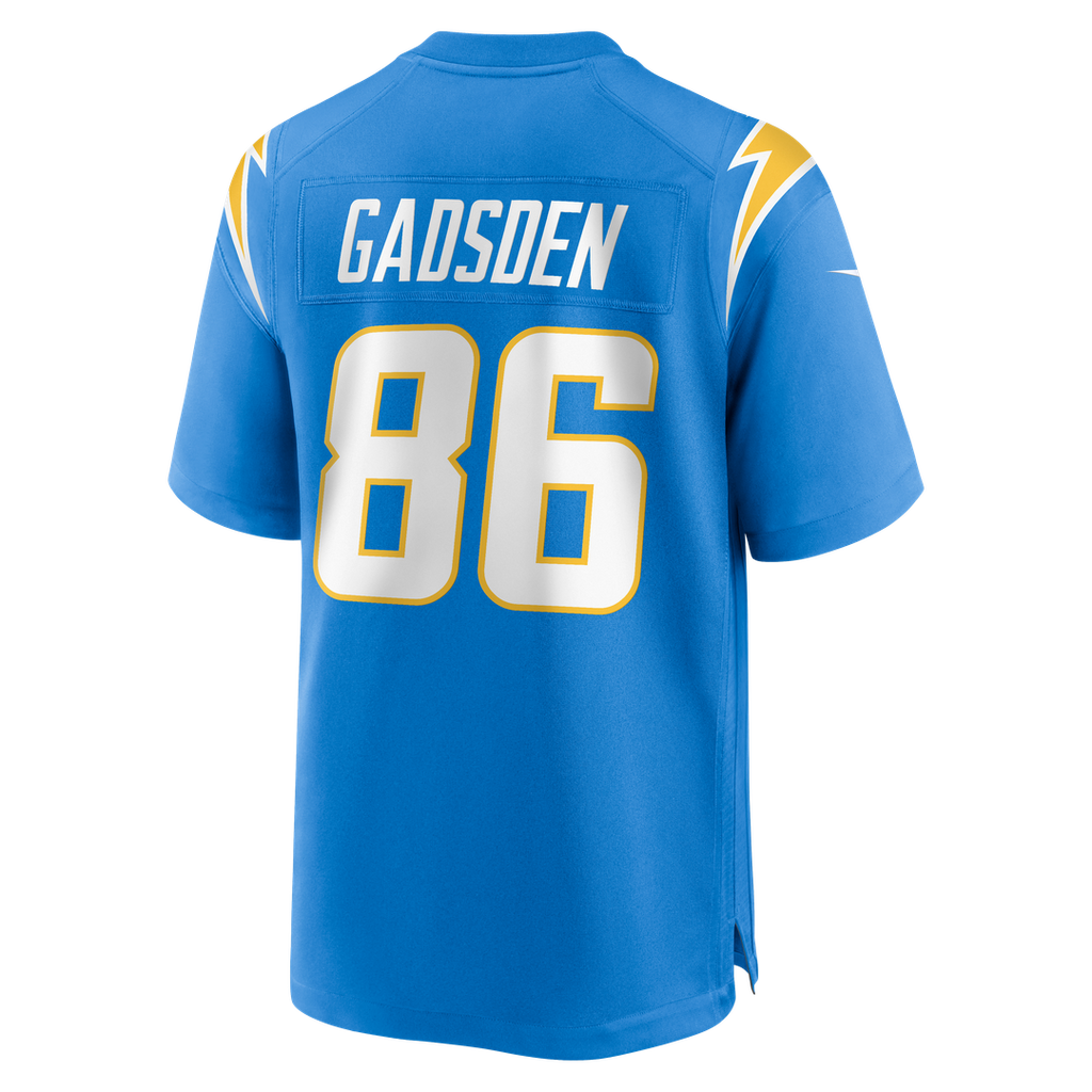 Los Angeles Chargers Oronde Gadsden Nike Powder Blue Game Jersey