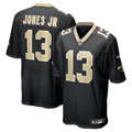 New Orleans Saints Velus Jones Jr. Nike Black Game Jersey
