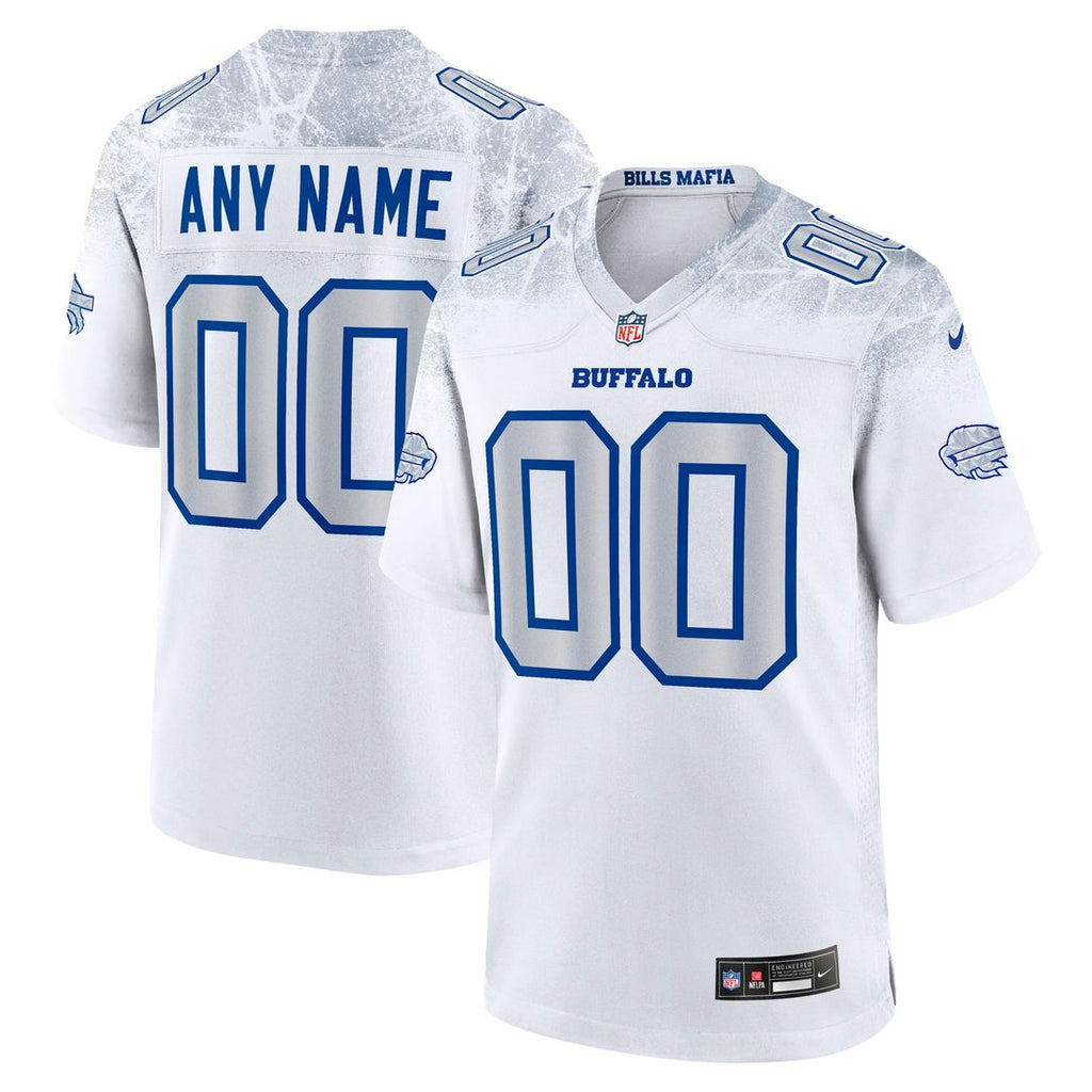Buffalo Bills Nike White Rivalries Collection Custom Jersey
