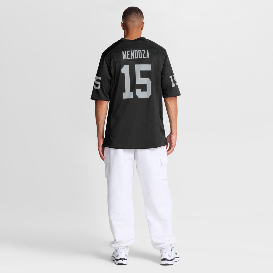 Las Vegas Raiders Fernando Mendoza Nike Black Game Jersey
