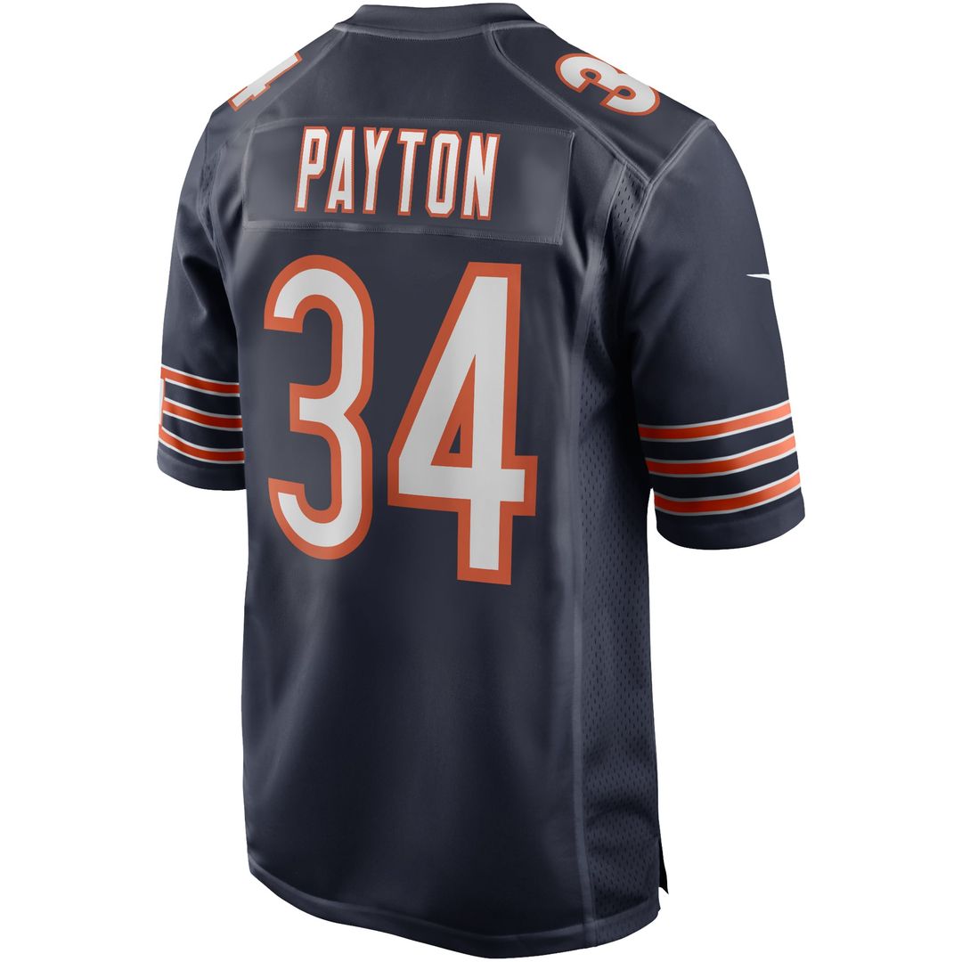 Chicago Bears Walter Payton Nike Navy Retired Player Game Jersey
