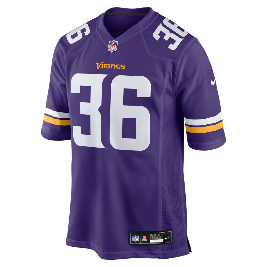 Minnesota Vikings Zavier Scott Nike Purple Game Jersey