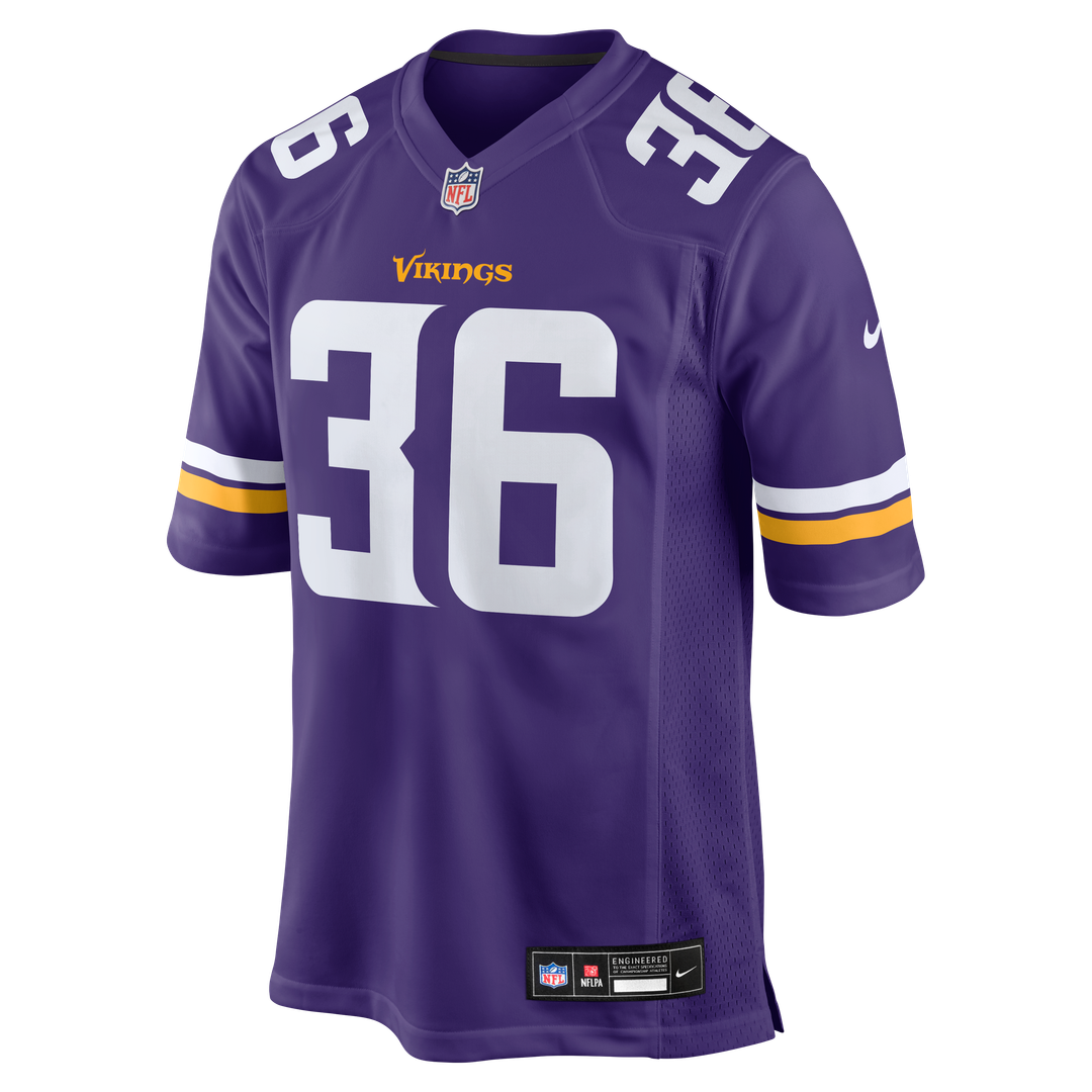 Minnesota Vikings Zavier Scott Nike Purple Game Jersey