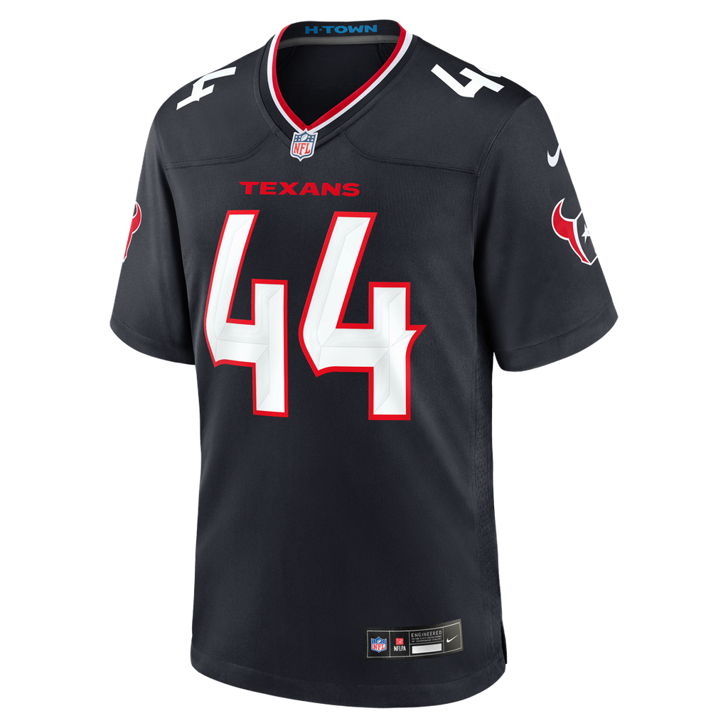 Houston Texans British Brooks Nike Navy Game Jersey