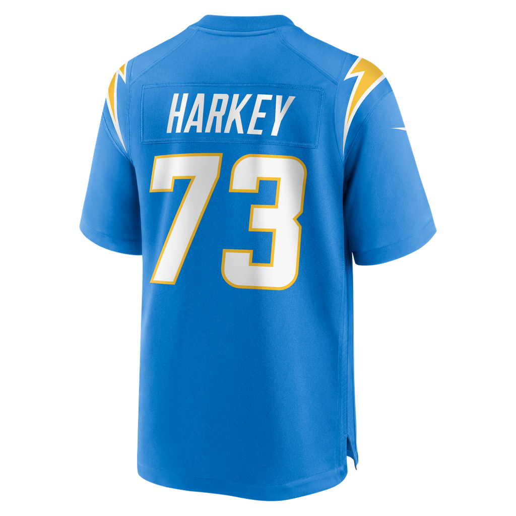 Los Angeles Chargers Alex Harkey Nike Powder Blue Game Jersey