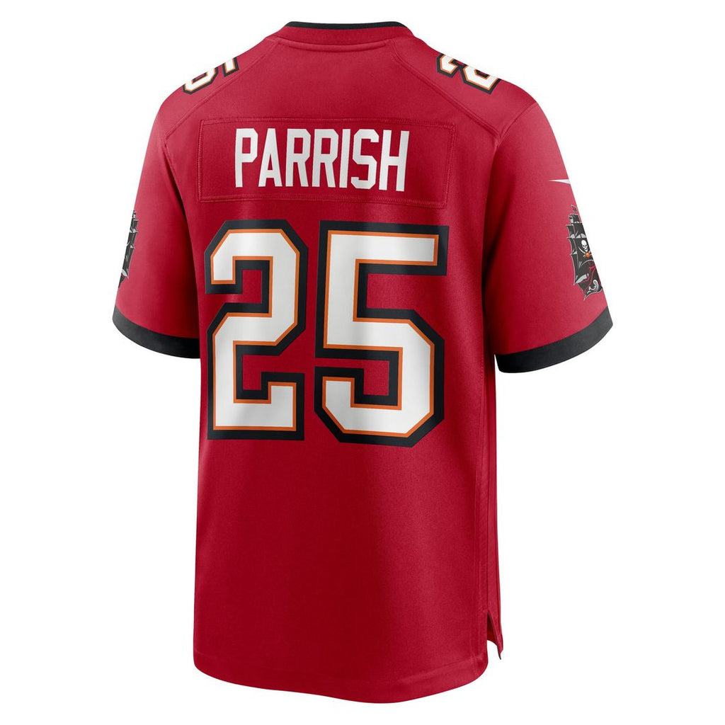 Tampa Bay Buccaneers Jacob Parrish Nike Red Game Jersey