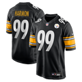 Pittsburgh Steelers Derrick Harmon Nike Black Game Jersey