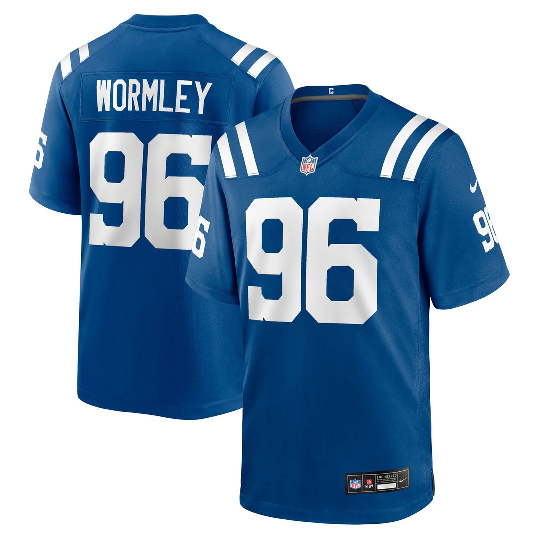 Indianapolis Colts Chris Wormley Nike Royal Game Jersey