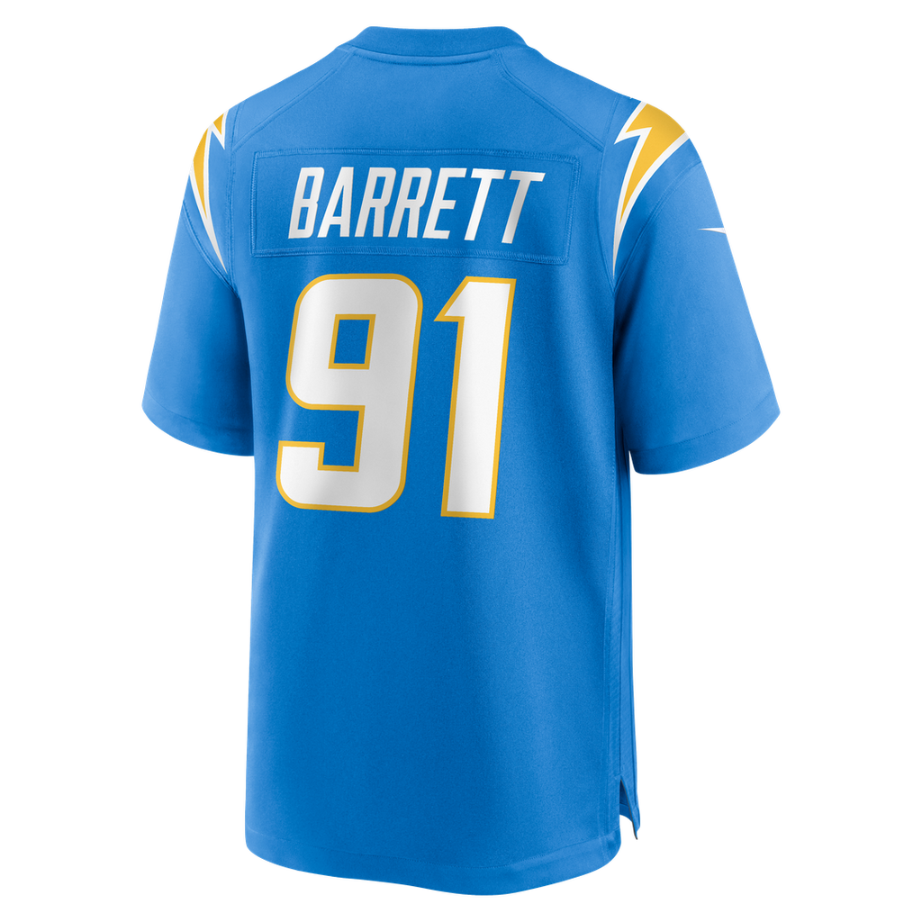 Los Angeles Chargers Nick Barrett Nike Powder Blue Game Jersey
