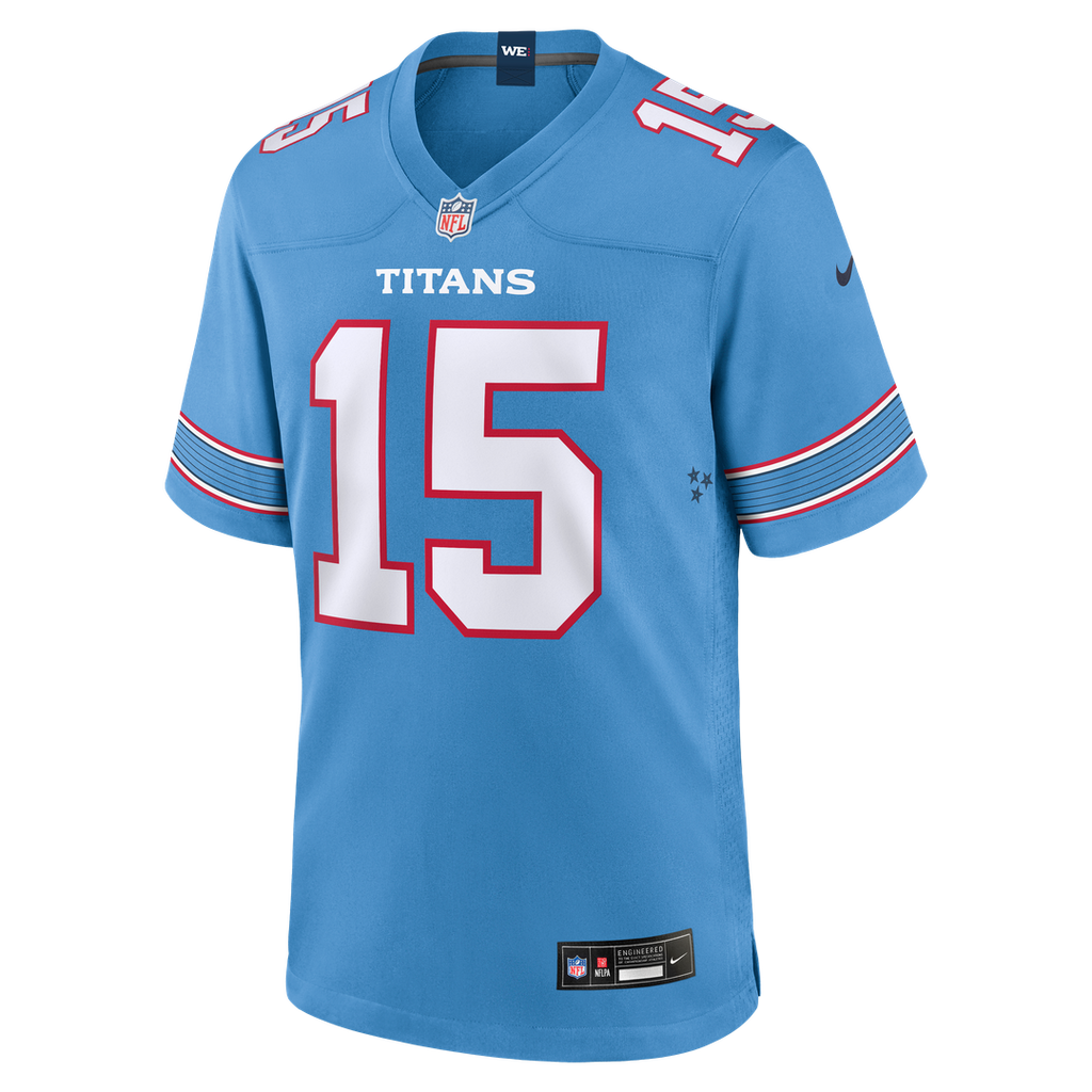 Tennessee Titans Keldric Faulk Nike Light Blue Game Jersey