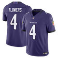 Baltimore Ravens Zay Flowers Nike Purple Team Vapor FUSE Stitched Limited Jersey