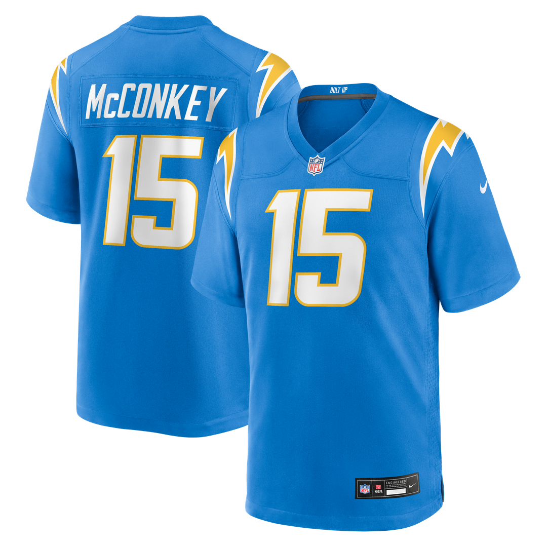 Los Angeles Chargers Ladd McConkey Nike Navy Alternate Super Chargers Game Jersey