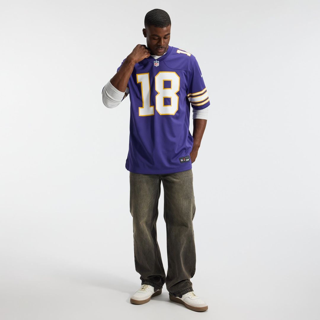 Minnesota Vikings Justin Jefferson Nike White Alternate Game Jersey
