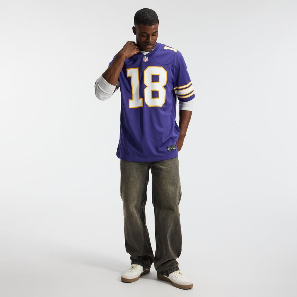 Minnesota Vikings Justin Jefferson Nike Purple Classic Game Jersey