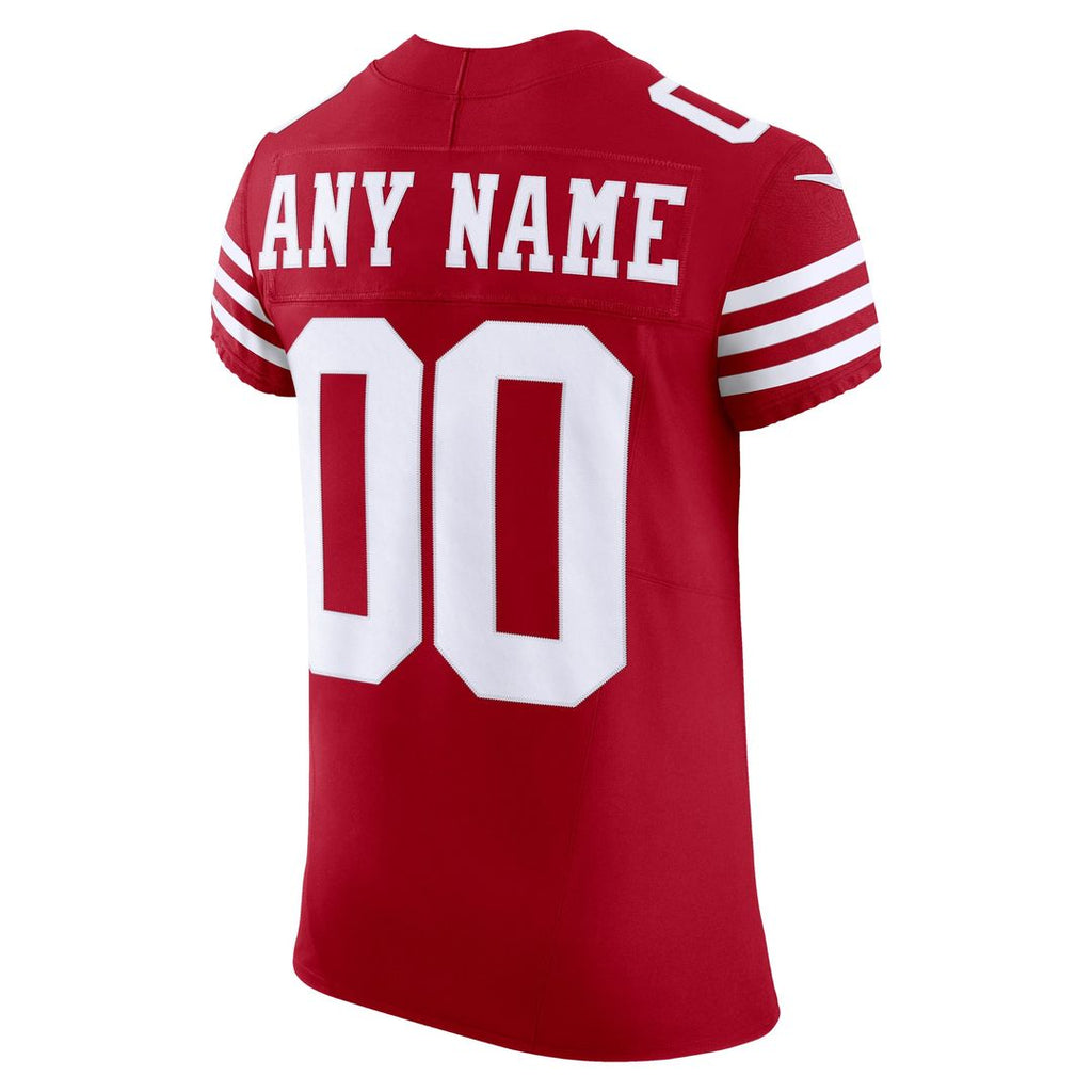 San Francisco 49ers Nike Scarlet Vapor FUSE Elite Custom Jersey