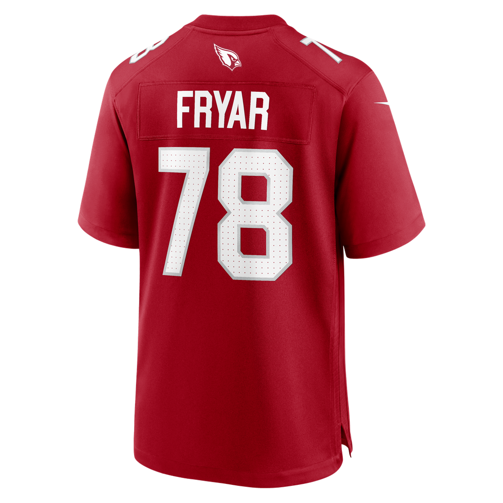 Arizona Cardinals Josh Fryar Nike Cardinal Game Jersey