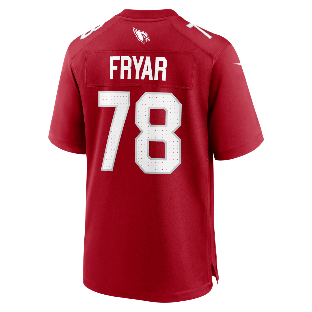 Arizona Cardinals Josh Fryar Nike Cardinal Game Jersey
