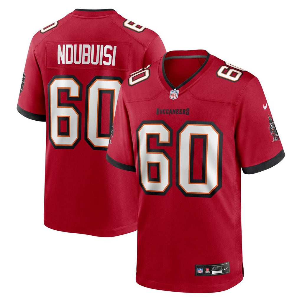 Tampa Bay Buccaneers Haggai Ndubuisi Nike Red Game Jersey