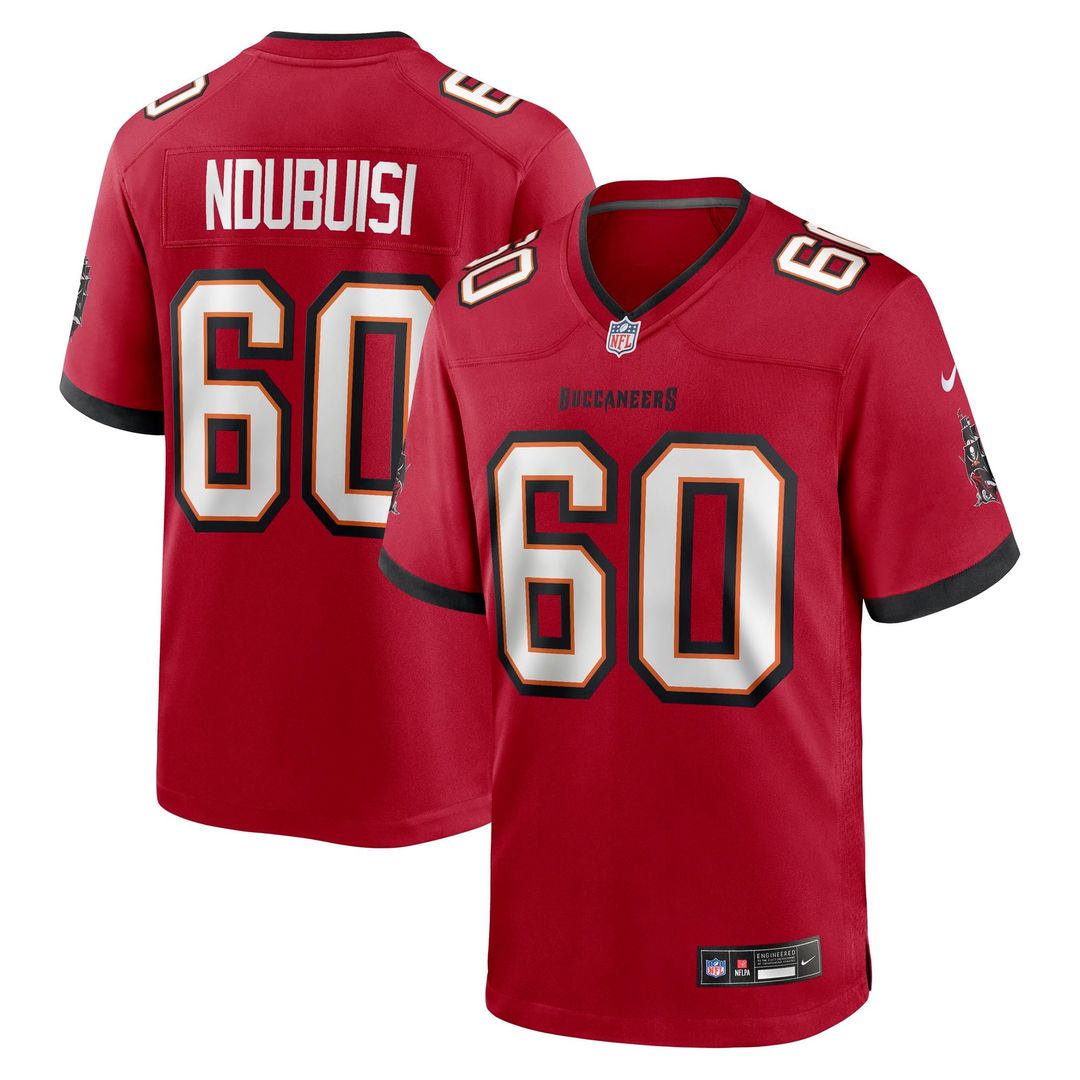 Tampa Bay Buccaneers Haggai Ndubuisi Nike Red Game Jersey