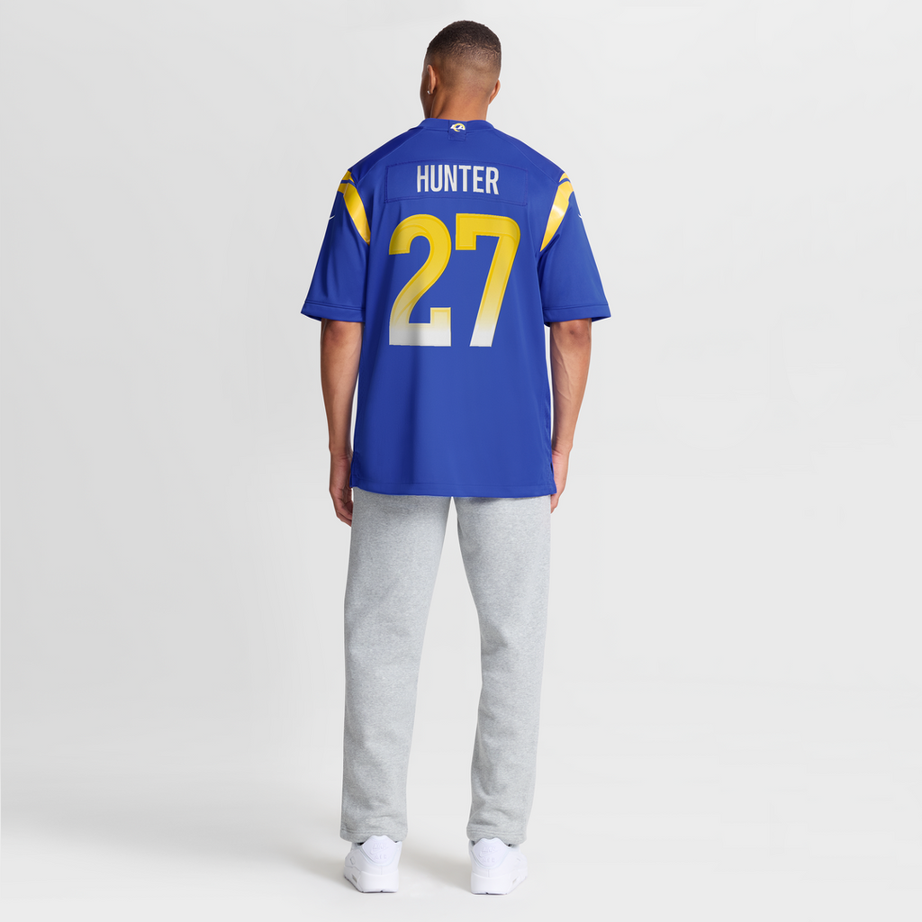 Los Angeles Rams Jarquez Hunter Nike Royal Game Jersey