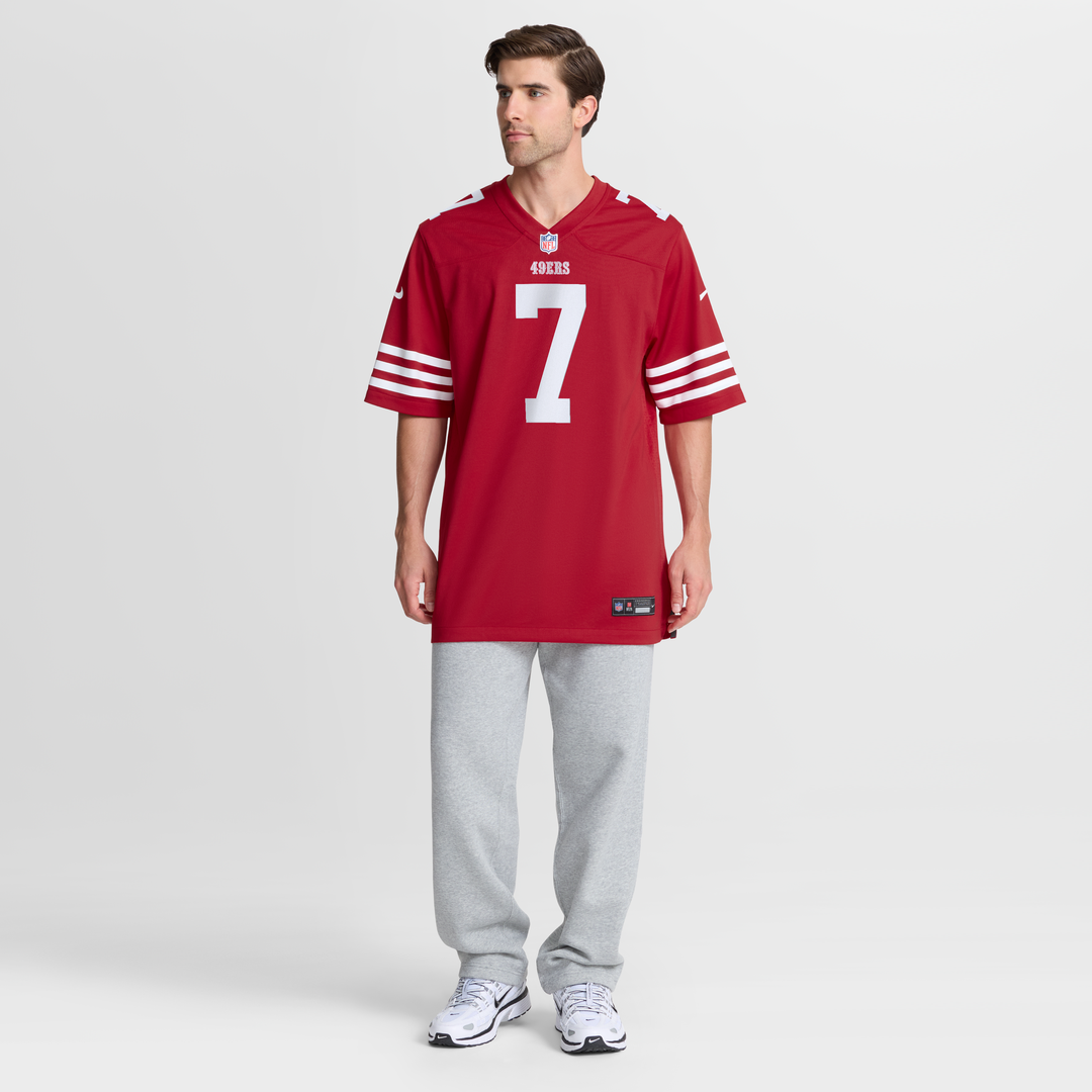 San Francisco 49ers Thomas Morstead Nike Scarlet Game Jersey