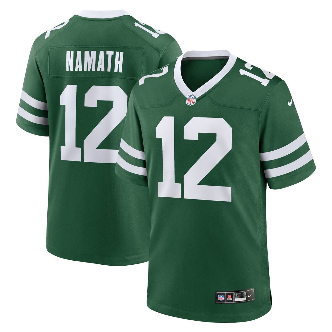 New York Jets Joe Namath Nike White Classic Alternate Retired Game Jersey
