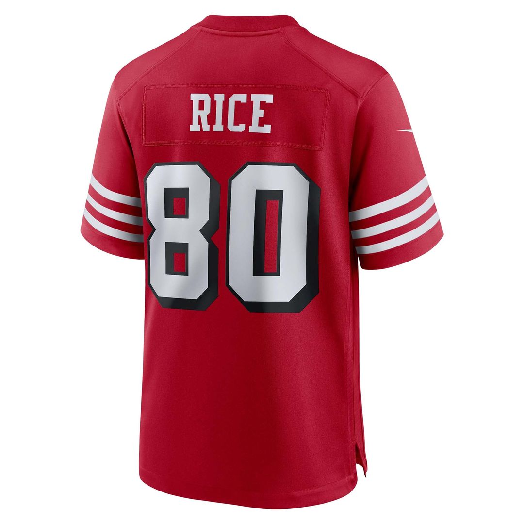 San Francisco 49ers Jerry Rice Nike White Retired Game Jersey