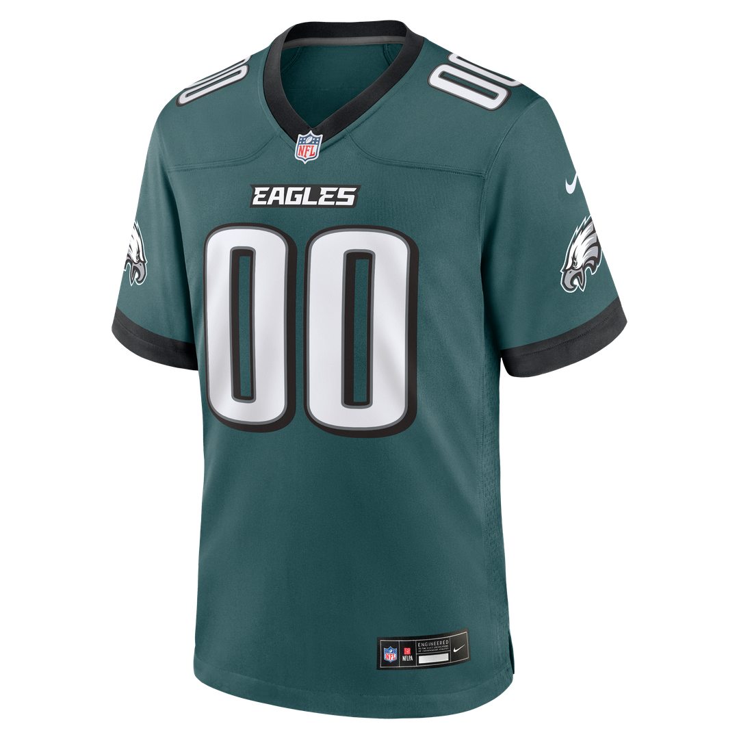 Philadelphia Eagles Nike Black Alternate Custom Jersey