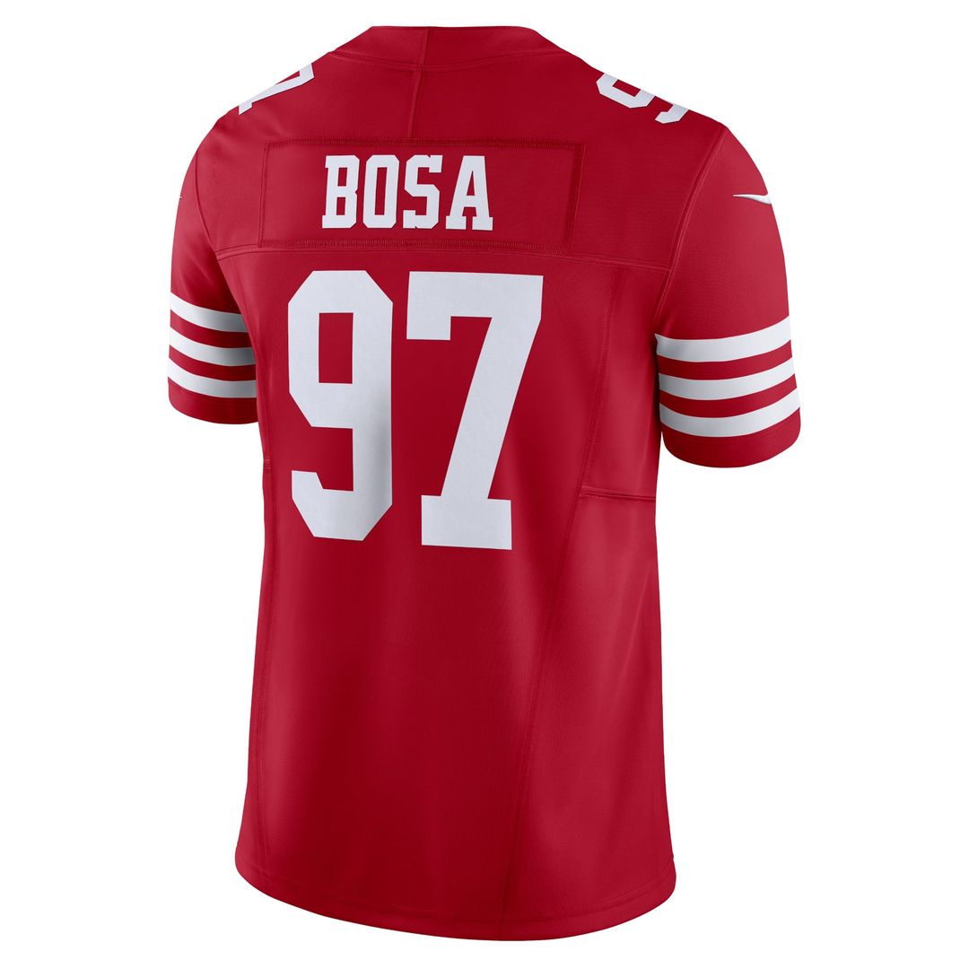 San Francisco 49ers Nick Bosa Nike Scarlet Vapor FUSE Limited Jersey