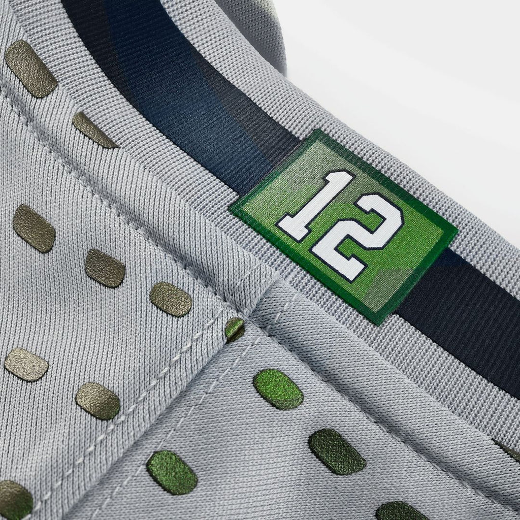 Seattle Seahawks Nike Gray Rivalries Collection Custom Jersey