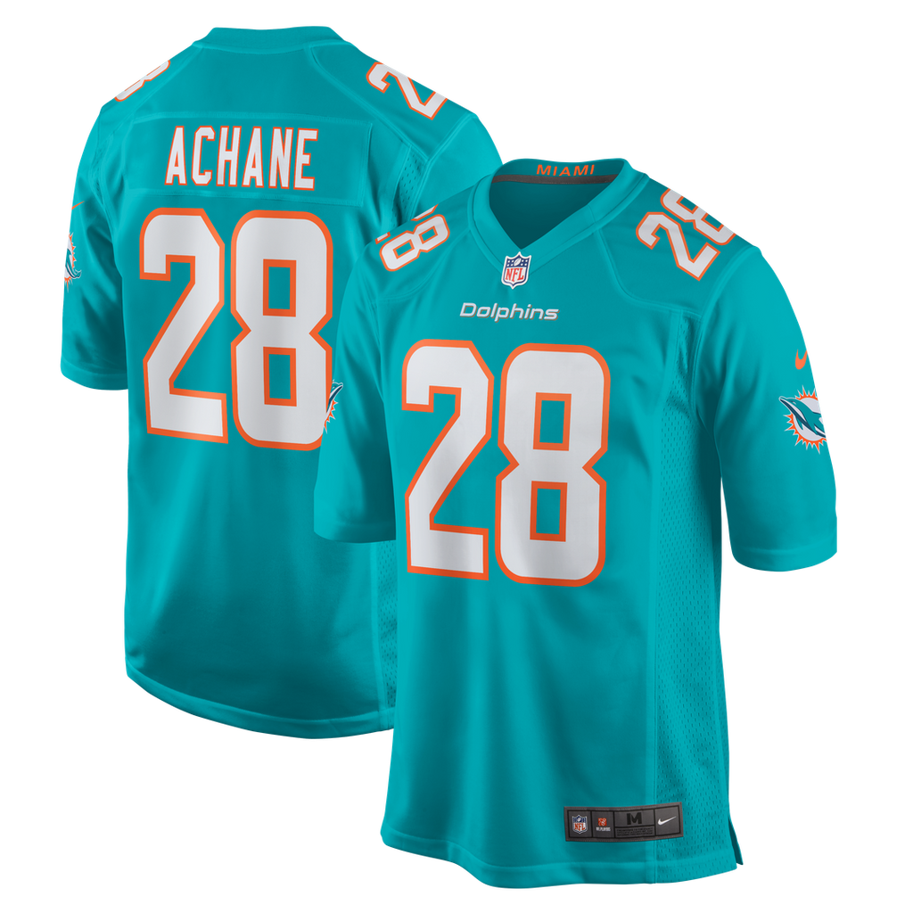 Miami Dolphins De'Von Achane Nike Aqua Game Jersey