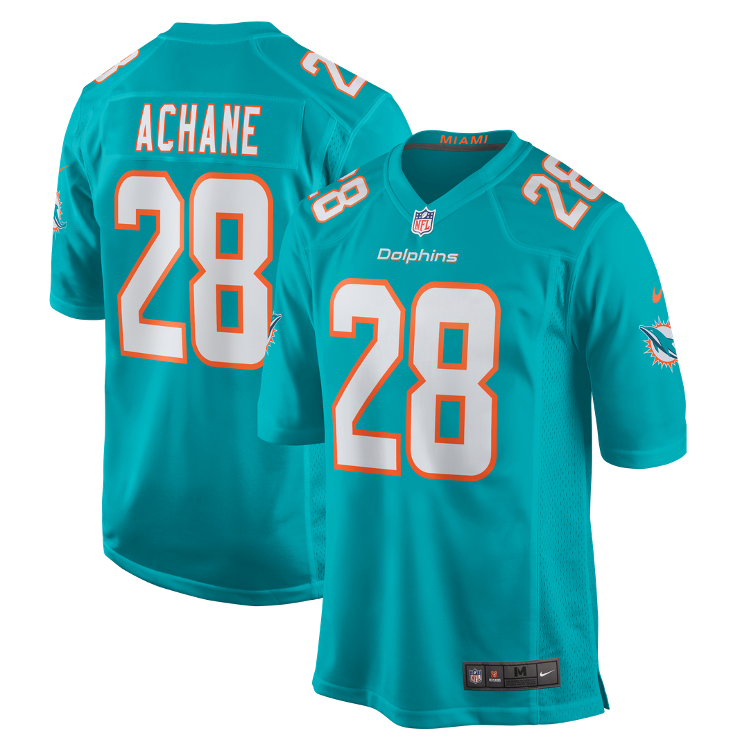 Miami Dolphins De'Von Achane Nike Aqua Game Jersey