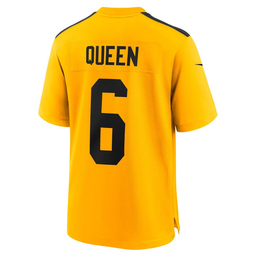 Pittsburgh Steelers Patrick Queen Nike Black Game Jersey