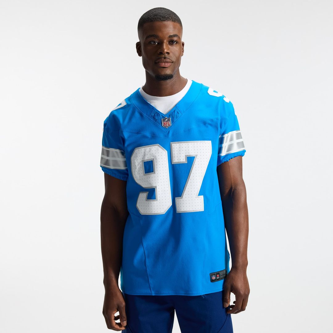Detroit Lions Aidan Hutchinson Nike Black Alternate Vapor FUSE Elite Jersey