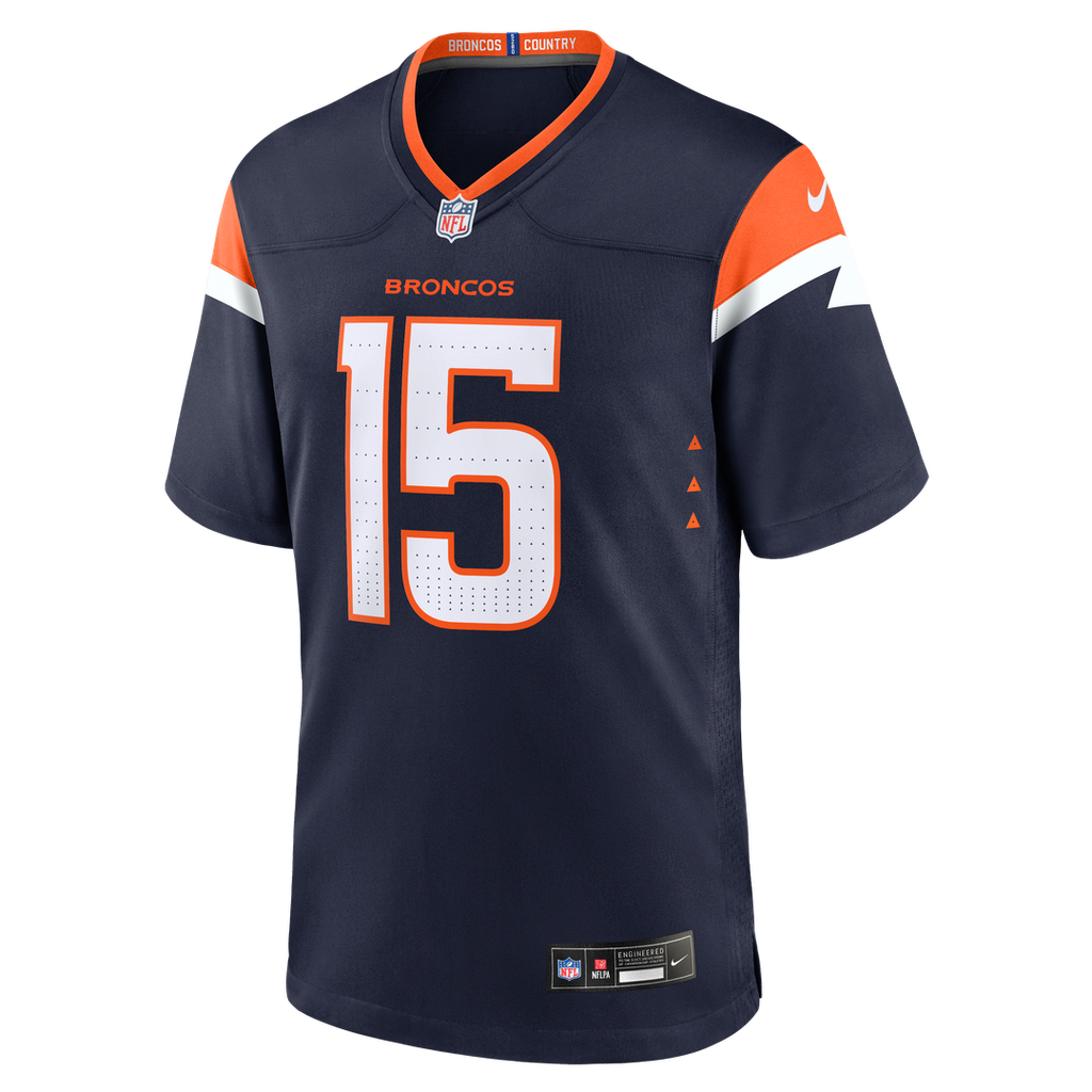Denver Broncos Nik Bonitto Nike Navy Alternate Game Jersey