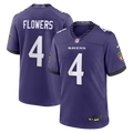 Baltimore Ravens Zay Flowers Nike Purple Game Jersey