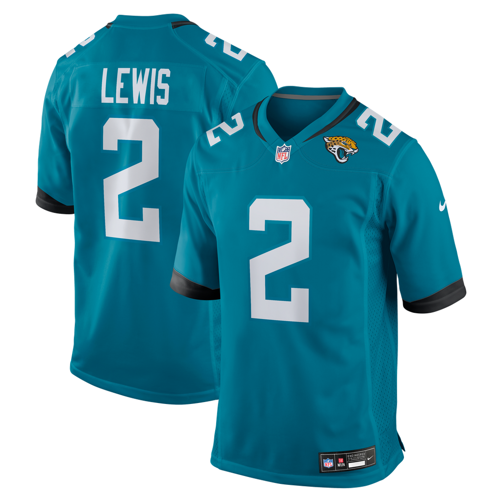 Jacksonville Jaguars Jourdan Lewis Nike Teal Game Jersey