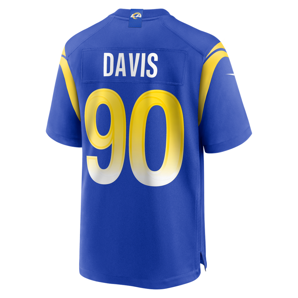 Los Angeles Rams Tyler Davis Nike Royal Game Jersey