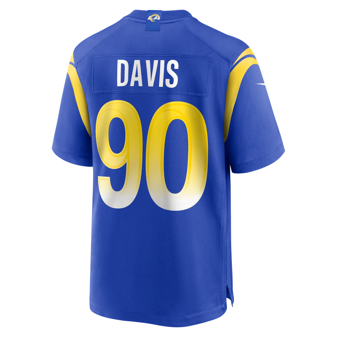 Los Angeles Rams Tyler Davis Nike Royal Game Jersey