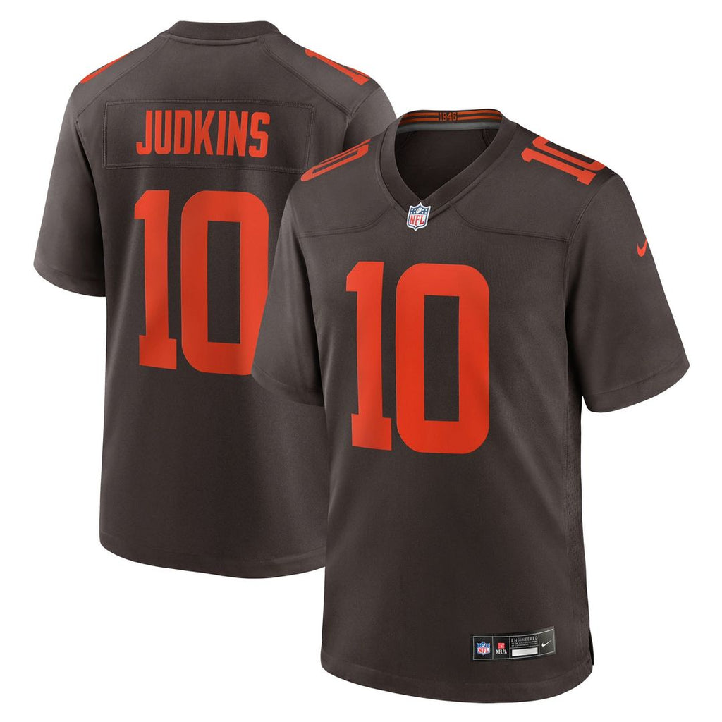 Cleveland Browns Quinshon Judkins Nike Brown Alpha Dawg Game Jersey
